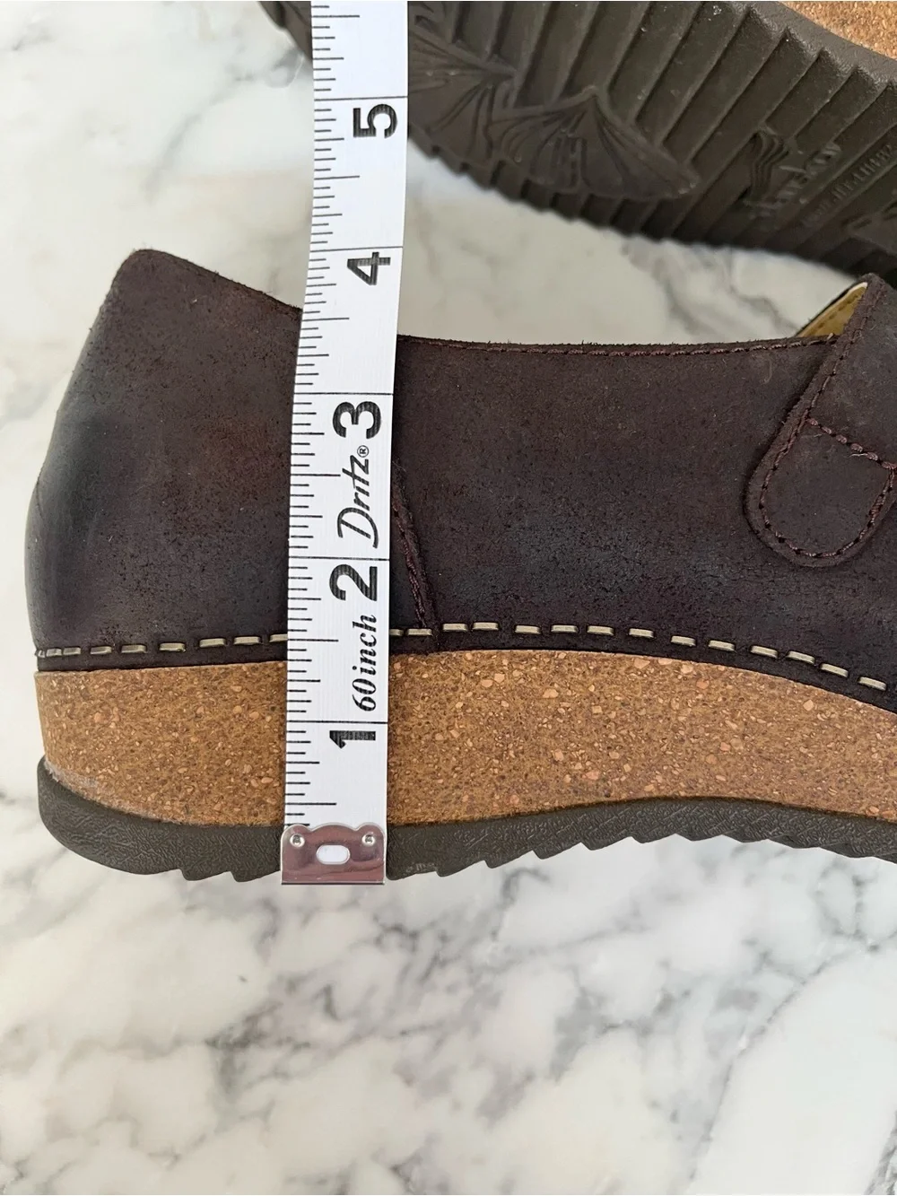 Dansko Mika Burnished Suede Women's Mary Jane Shoe Brown EU Size 41 10.5/11